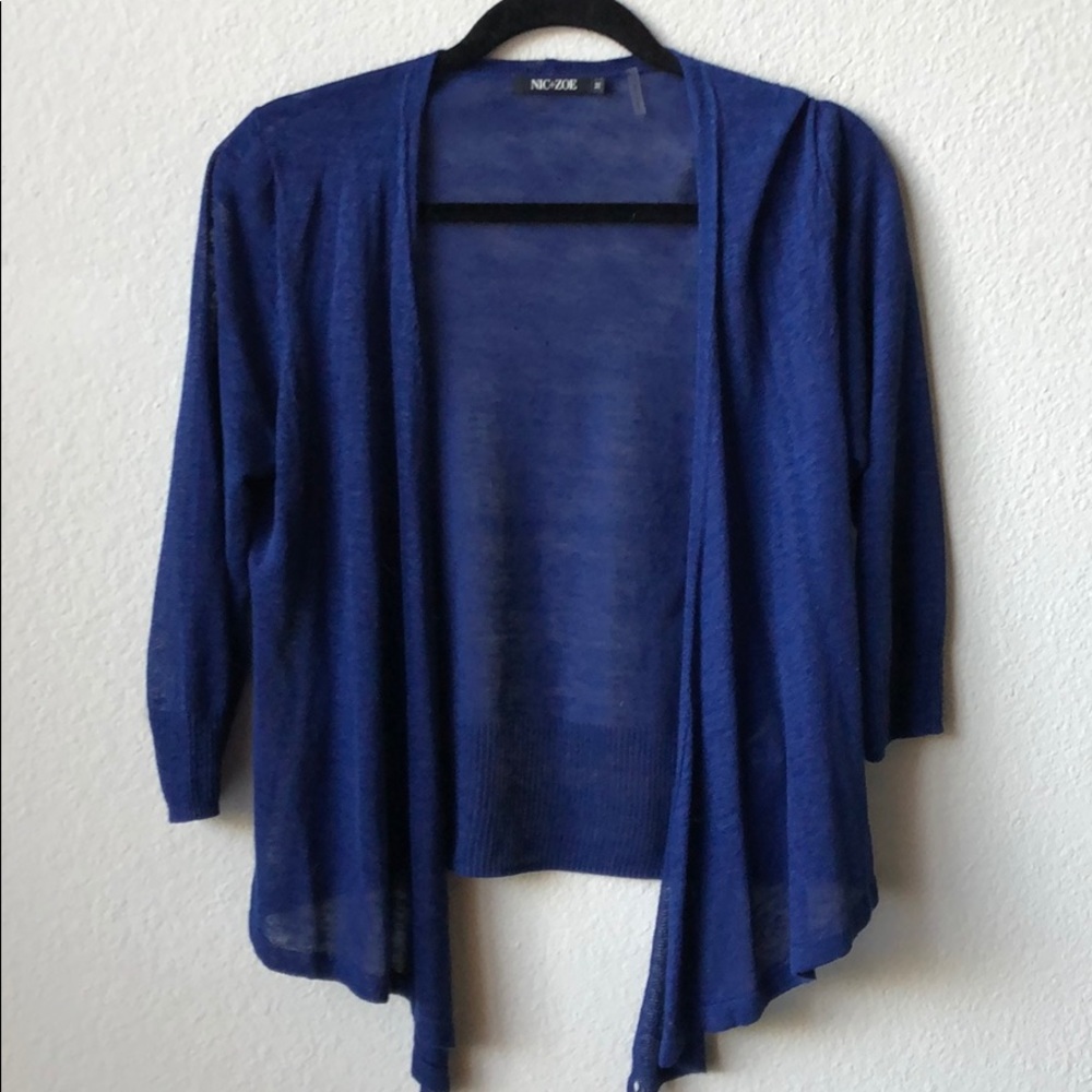 Nic + Zoe 4 way sweater / cardigan